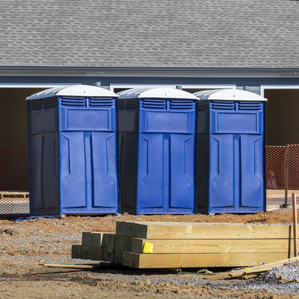 how do you ensure the portable toilets are secure and safe from vandalism during an event in Kitty Hawk